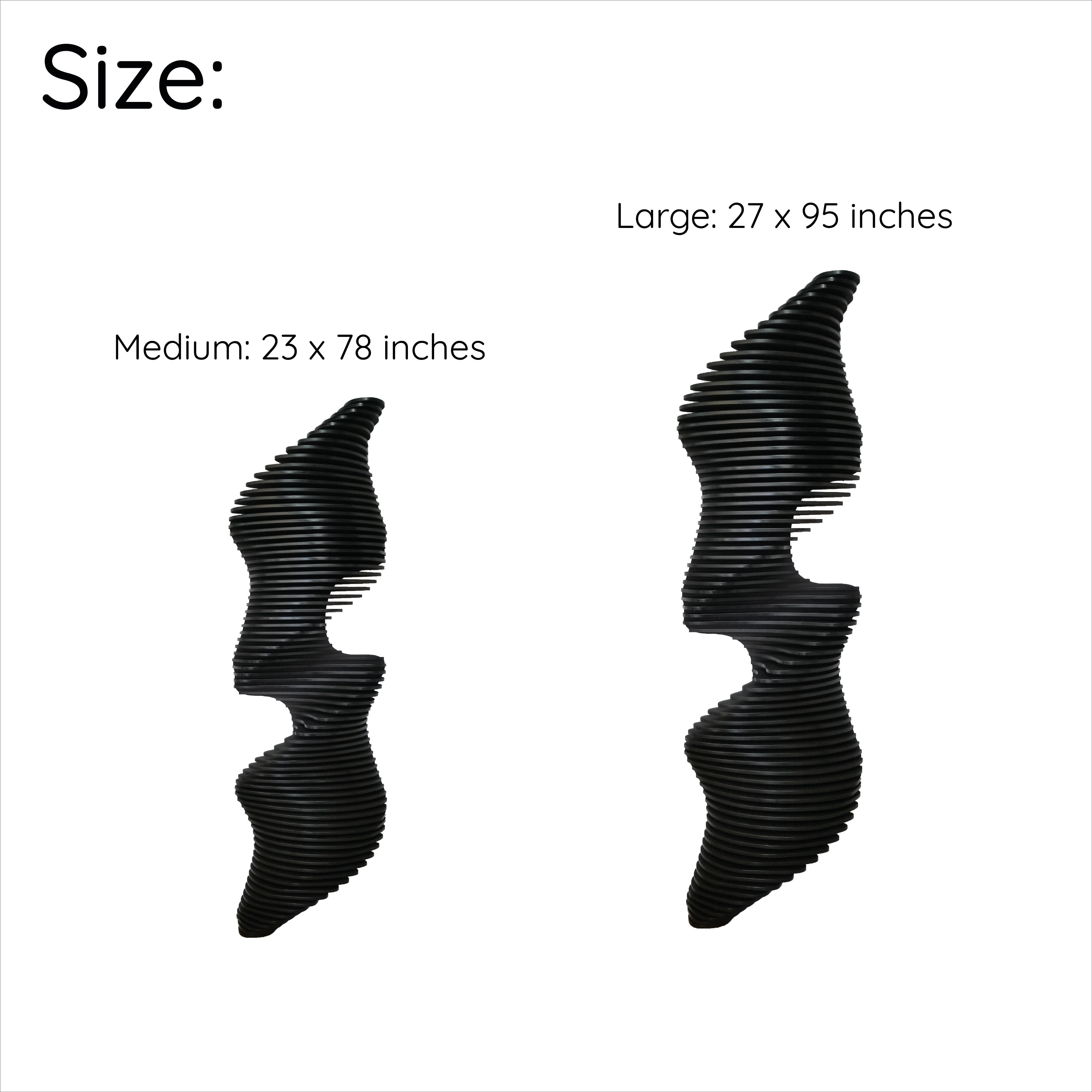 Tornado Abstract Wall Art, 3D Parametric Acoustic Panel  Wall Paneling.